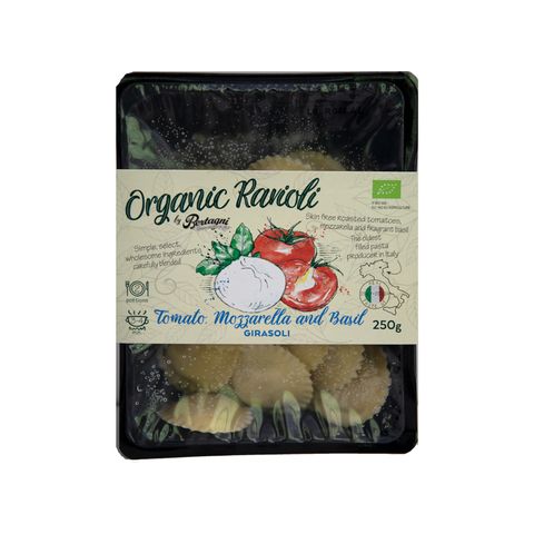 **ORGANIC TOMATO & MOZZARELLA GIRASOLI 250g