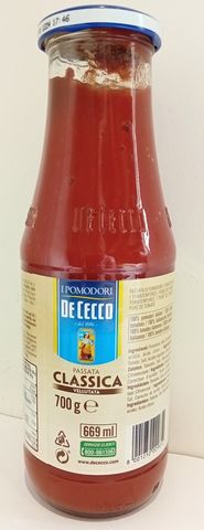 **PASSATA DI POMODORO CLASSICA VELLUTATA 690g