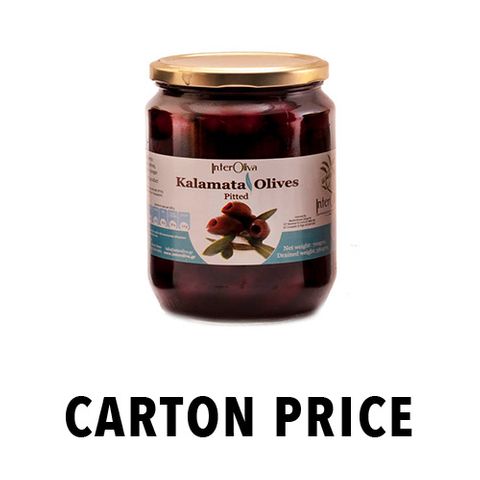 OLIVES KALAMATA PITTED 700ml JAR