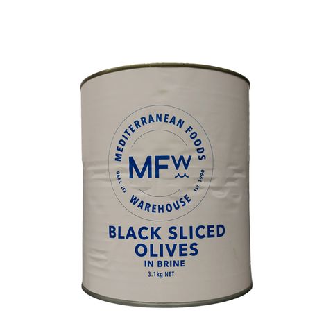 OLIVES BLACK SLICED A10