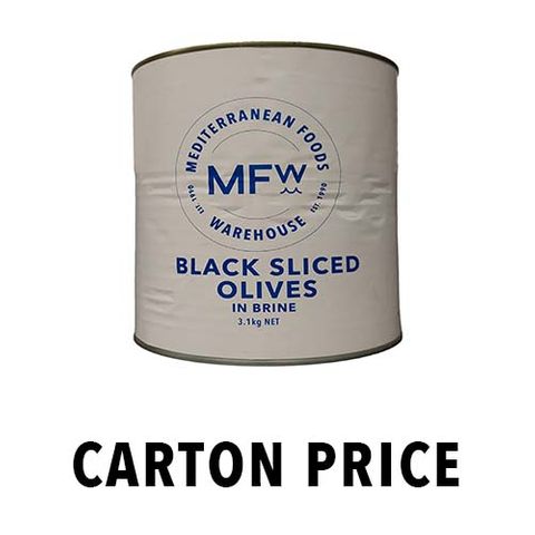 OLIVES BLACK SLICED A10