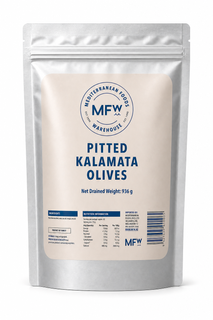 KALAMATA STYLE OLIVES PITTED in Pouch (NDW 936g)