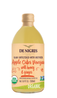 ORGANIC UNFILTERED APPLE CIDER VINEGAR with HONEY & GINGER 500ml
