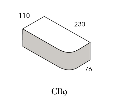 PRESSED REDCB9 SINGLEBULLNOSE AU