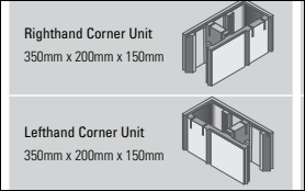 VERSALOC 150 CORNER UNIT 390x200x150  AD