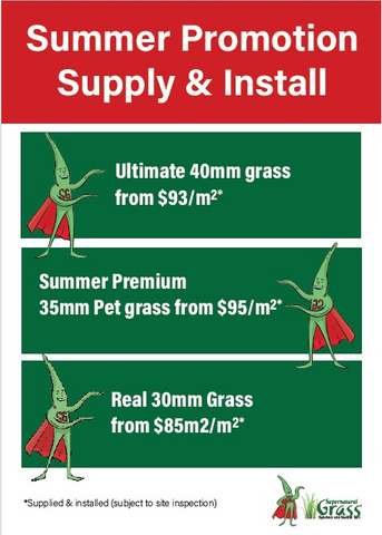 Synthetic Grass Install Promotion