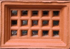 AIR VENT TERRACOTTA SGL HEIGHT NEW 230X110X60MM RP