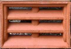 AIR VENT TERRACOTTA  DBL HEIGHT NEW 230x162x60  SB