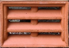 AIR VENT TERRACOTTA  DBL HEIGHT NEW 230x162x60  RP