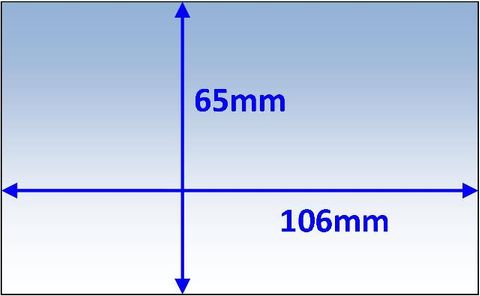 WELDING LENS INNER 106 X 65MM 5PK