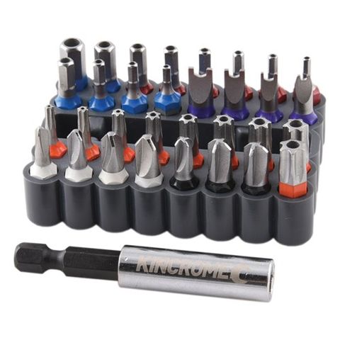 KINCROME SECURITY BIT & HOLDER SET