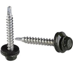 HEX HEAD TIMBER SCREW 12G WITH SEAL
