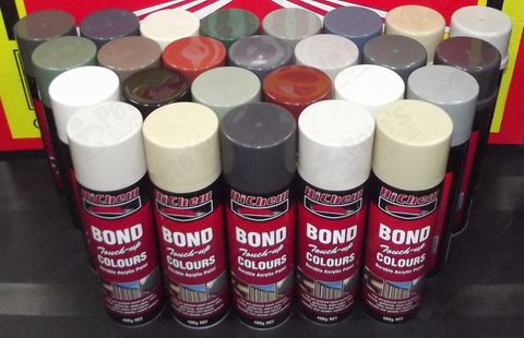 BOND TOUCH UP AEROSOL 400gm MANOR RED