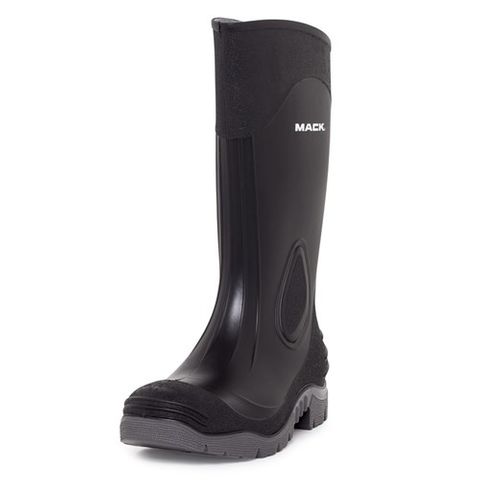 MACK PUMP SAFETY GUMBOOTS BLACK SIZE 9