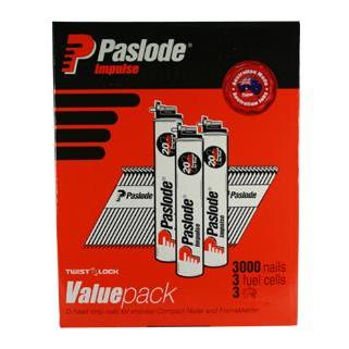 PASLODE IMPULSE 75 x 3.06 VALUE PACK