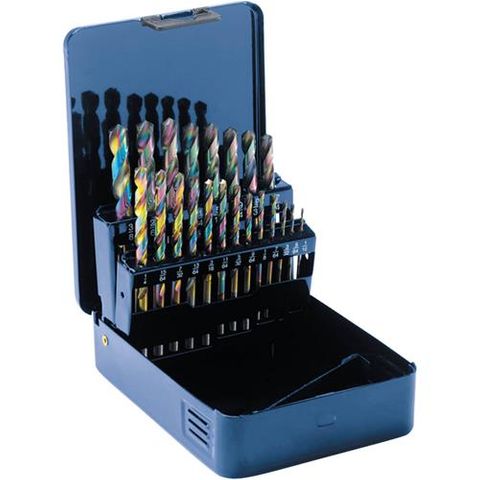 DRILL SET 21pc 1/16"-3/8"