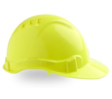 HARD CAP VENTED YELLOW