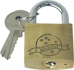 PADLOCK BRASS HEAVY DUTY 60mm