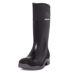 MACK PUMP SAFETY GUMBOOTS BLACK SIZE 7