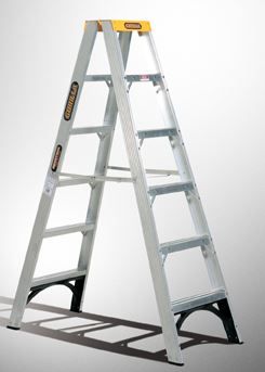 GOR LADDER ALUM DBLE AFRAME 1.8M 120KG