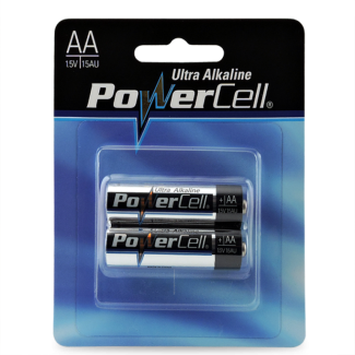 BATTERY POWERCELL ALK AA - 2 PER PACK