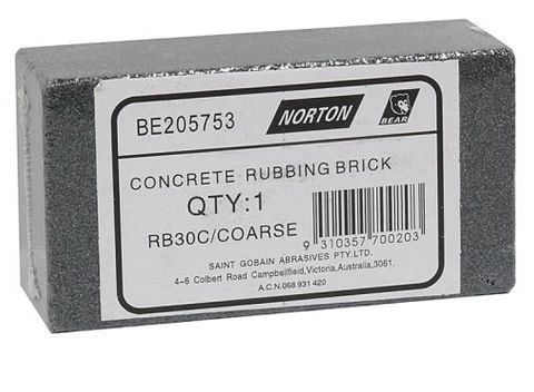 NORTON CONC RUB BRICK 50x80x150MM COARSE