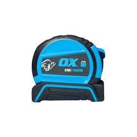 OX DOUBLE LOCKING TAPE MEASURE 19MM X 5M