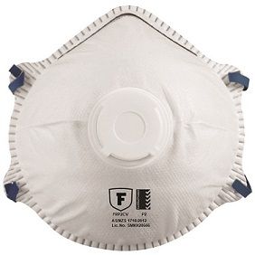 FRONTIER P2 DISP MASK CUP W/VALVE 10PK