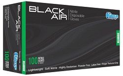 BLACK AIR NITRILE DISP GLOVE XL BOX 100