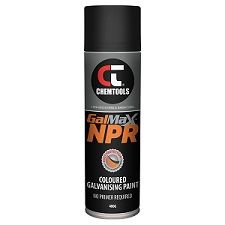 CHEM GALMAX PAINT GAL ZINC MATT BLK 400G