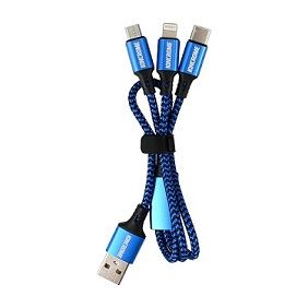KINC CHARGE CABLE 3 IN 1 30CM