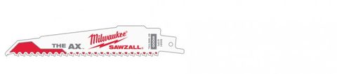 RECIPROCATING SAW BLADE MILWAUKEE - 'THE AX' WOOD - 25PACK