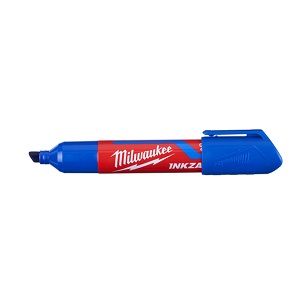 MILW INKZALL CHISEL TIP MARKER 6.2MM BLU