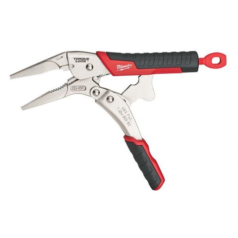 MILW TORQUE LOCK PLIER LNG NOSE228MM 9''