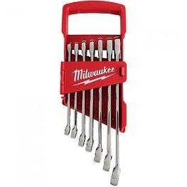 MILW WRENCH SET COMBINATION SAE 7PC