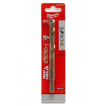 MILW RED HELIX COBALT DRILL BIT 11.5MM