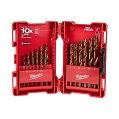 MILW RED HELIX COBALT DRILL BIT 19PC SET