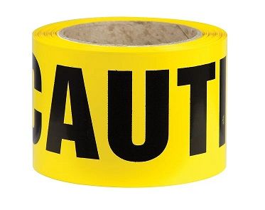 CAUTION BARRIER TAPE 75MM X 50M