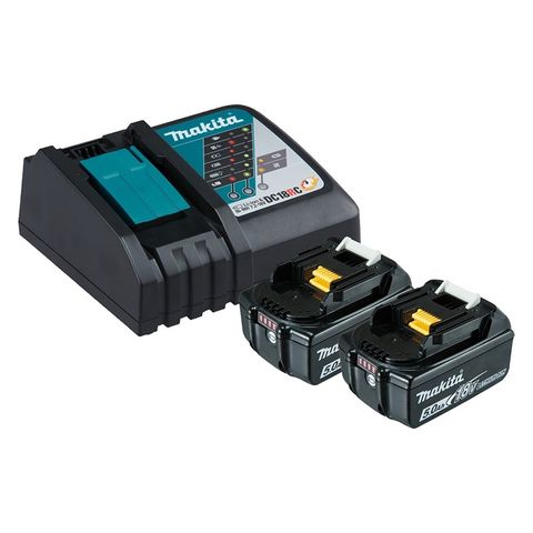 MAKITA RAPID CHARGER + 2X 5AH BATTERIES