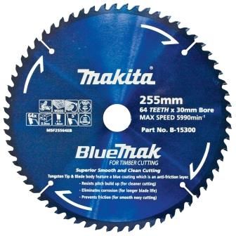 MAK TCT SAW BLADE BLUEMAK 255mmX30X64T