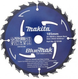 MAK TCT SAW BLADE 185MM X 20 X 24T- 5PK