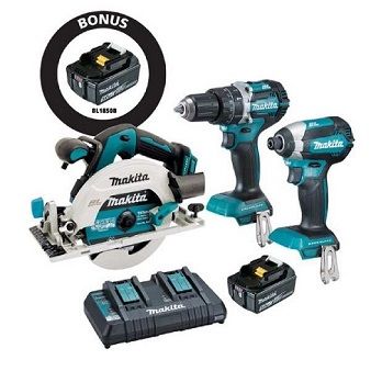 MAK 18V KIT 3PC B/LESS CIRC SAW COMBO