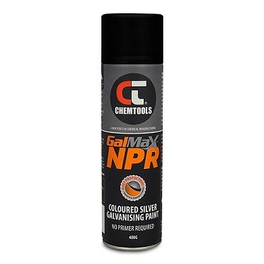 CHEM GALMAX PAINT GAL ZINC GLSS BLK 400G