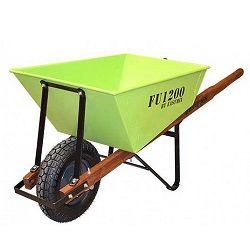 FUGLY BARROW TMBR HNDLE PNEUM WHL GREEN