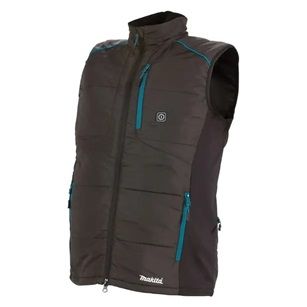 MAK 12V SKIN HEATED VEST BLK 2XL