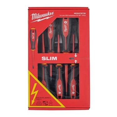 MILW SCREWDRIVER VDE SET 7PC