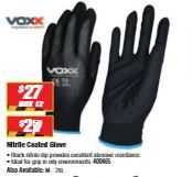 NITRILE COATED GLOVE