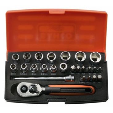 BAHCO MINI SOCKET SET 14" 25PC