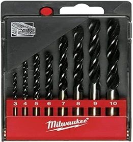 MILW BRAD POINT DRILL BIT SET 8PC