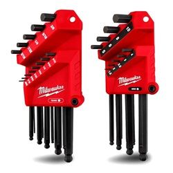 MILW HEX KEY SET METRIC BALL END 22PC